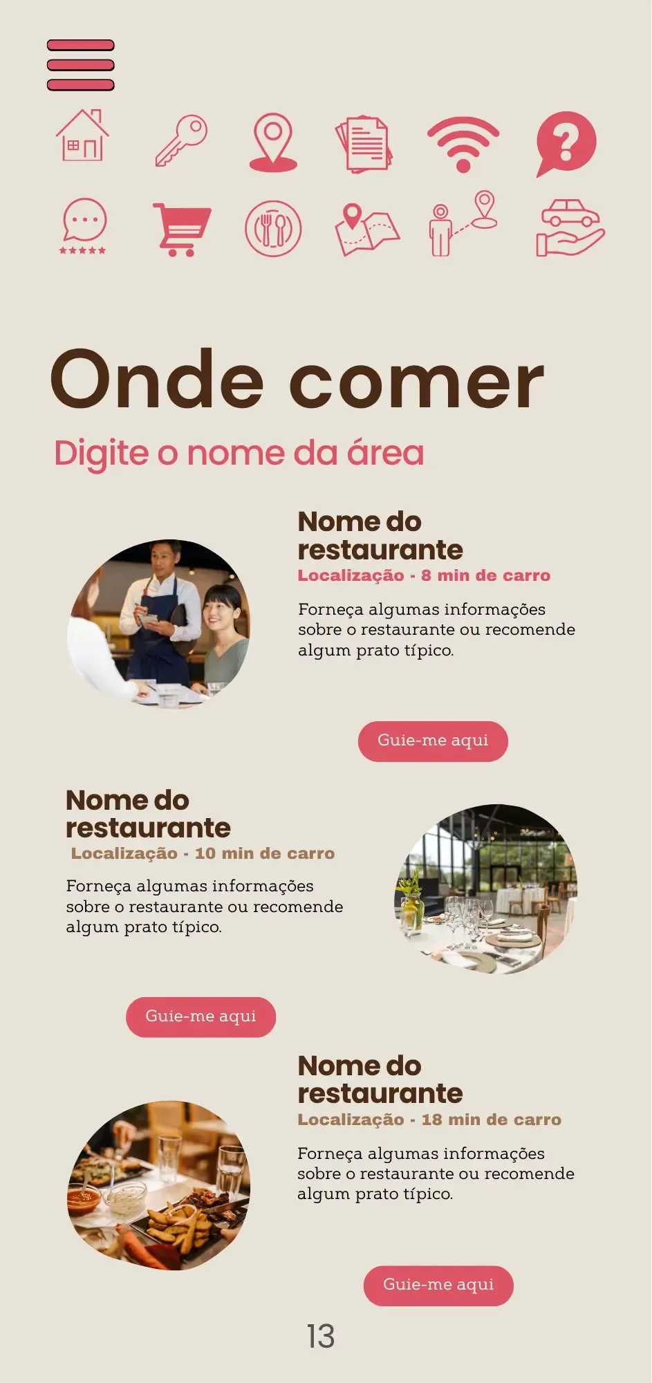 Onde comer